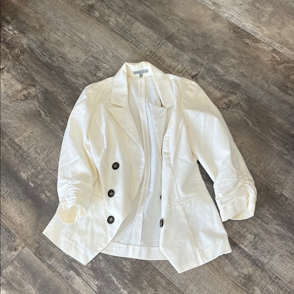 Charlotte Russe Cream Blazer